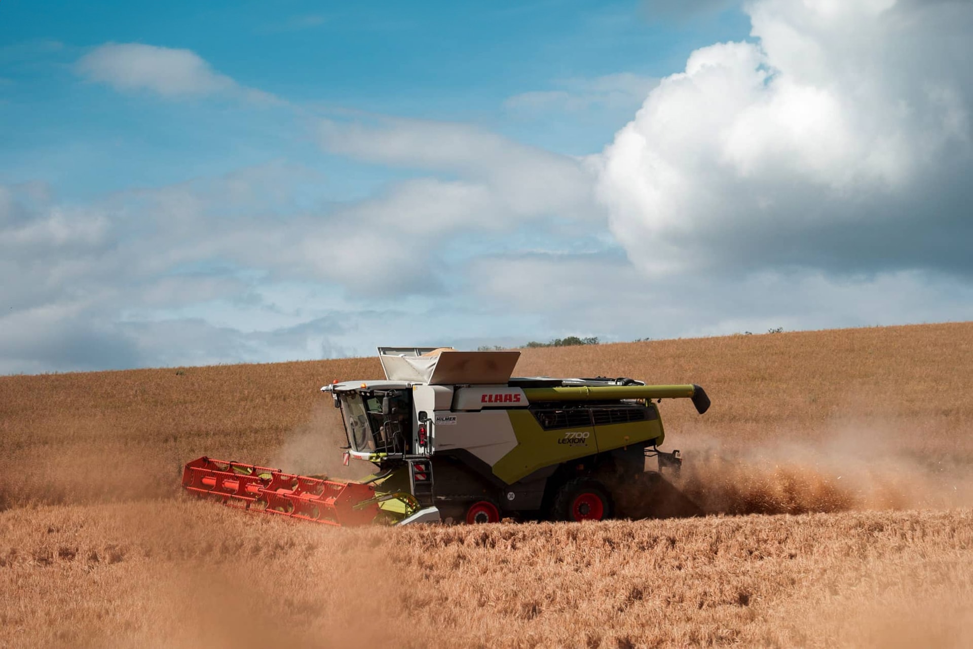 Ernte mit Claas 7700 Lexion